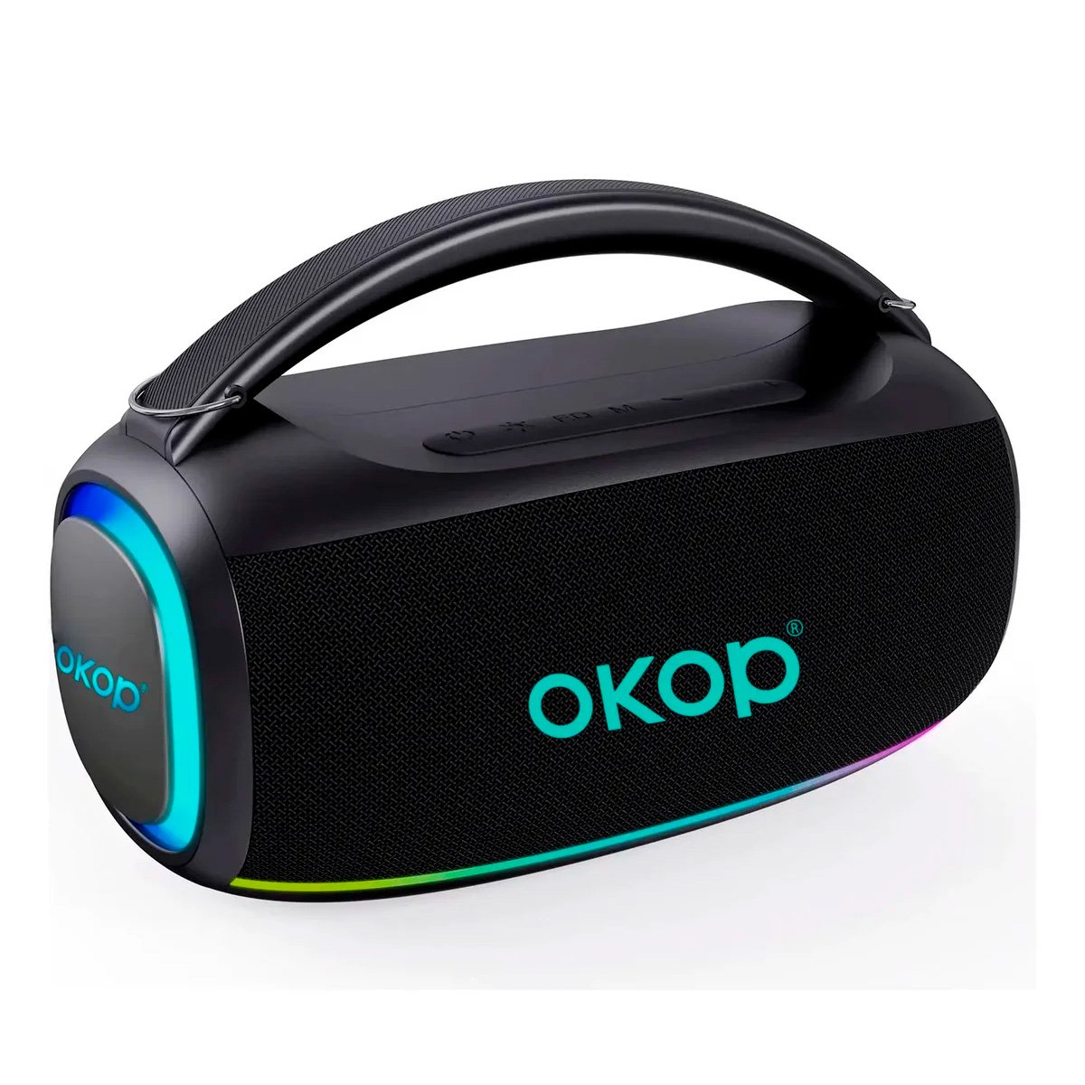 Parlante Bluetooth Portátil Inalámbrico Luces Rgb Multicolor