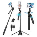 Trípode De 1.8m Selfie-stick Monopod Con Seguimiento Facial