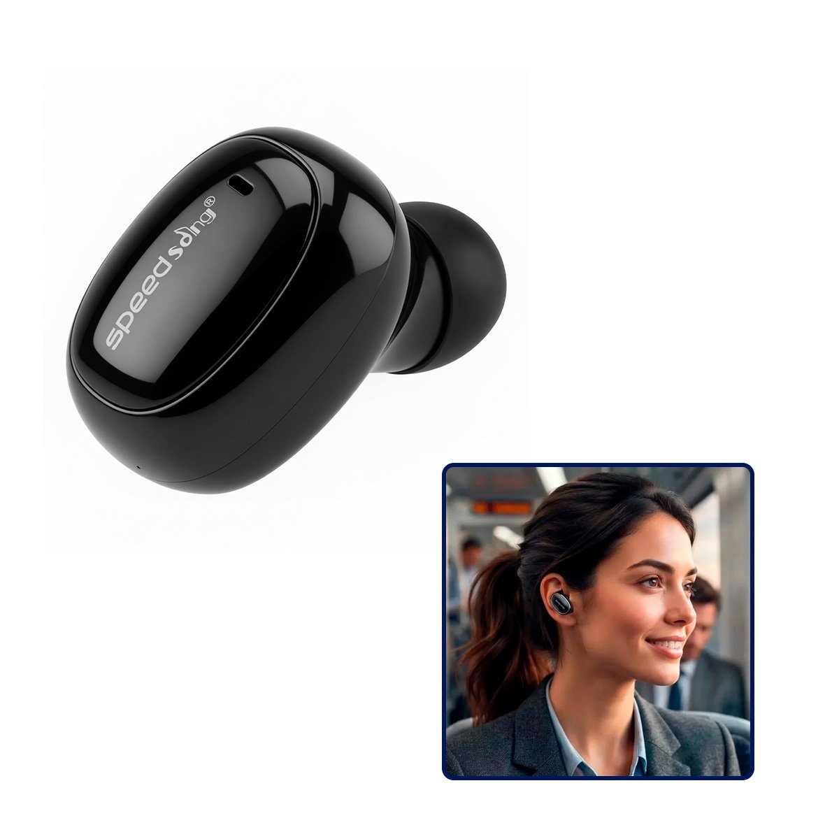 Manos Libres Bluetooth Audifono Inalámbrico Speedsong Sg4039