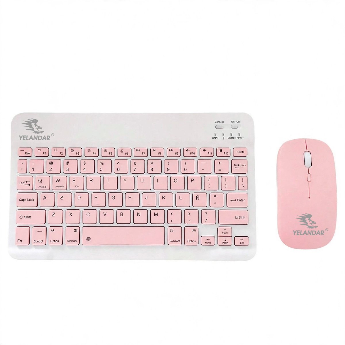 Kit Combo Teclado + Mouse Inalámbrico Para Tablet O Celular