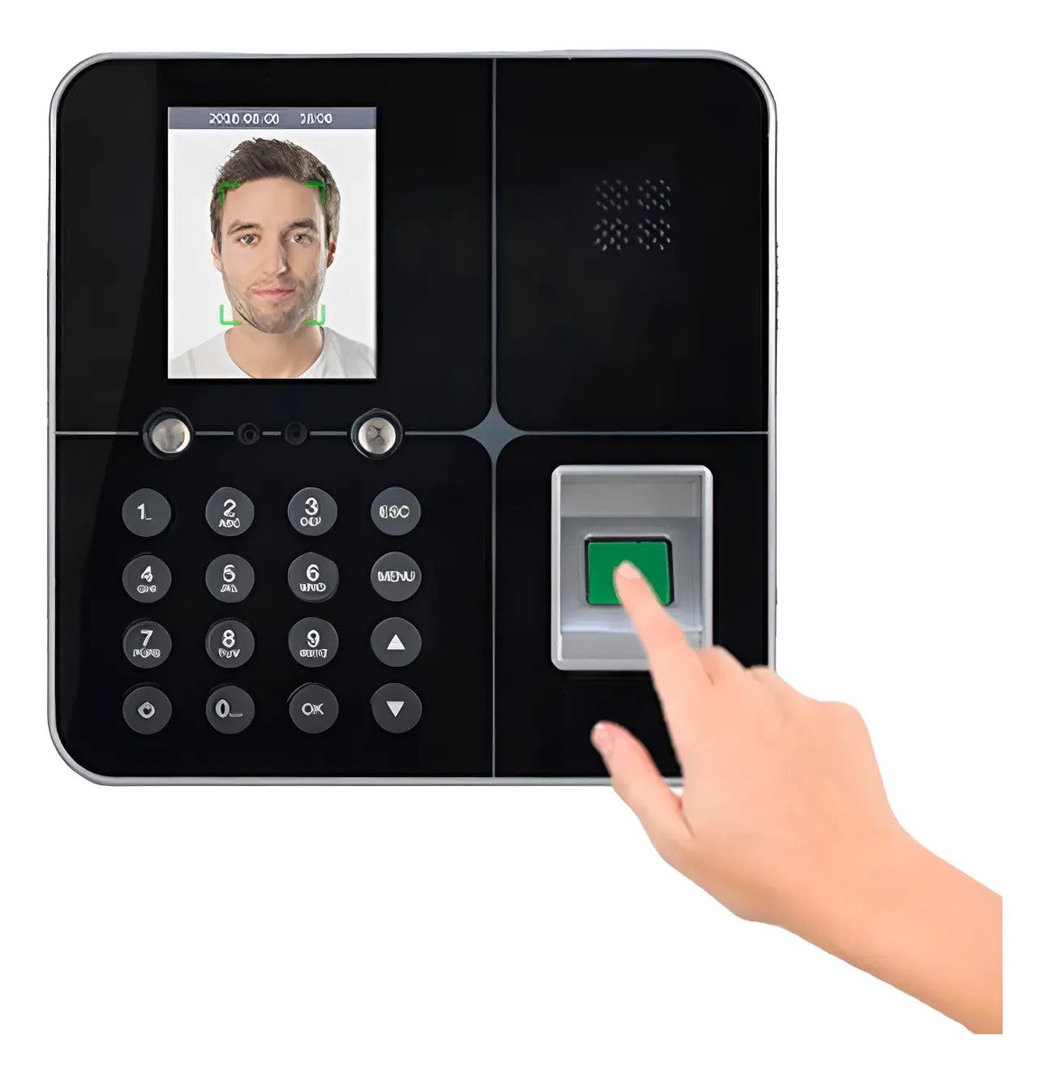 Control De Acceso Biométrico Registro Por Huella Rostro Clave