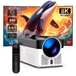 Proyector Wifi Bluetooth Autoenfoque De Pantalla Soporta 8k