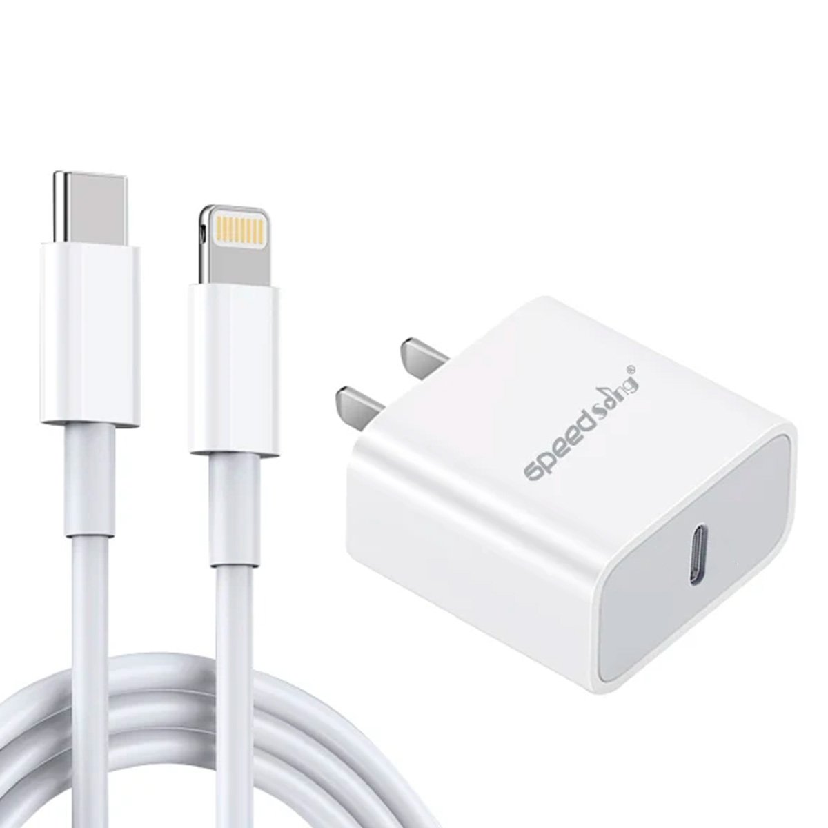 Cargador De 27w Con Cable Lightning Sg-85c Para iPhone