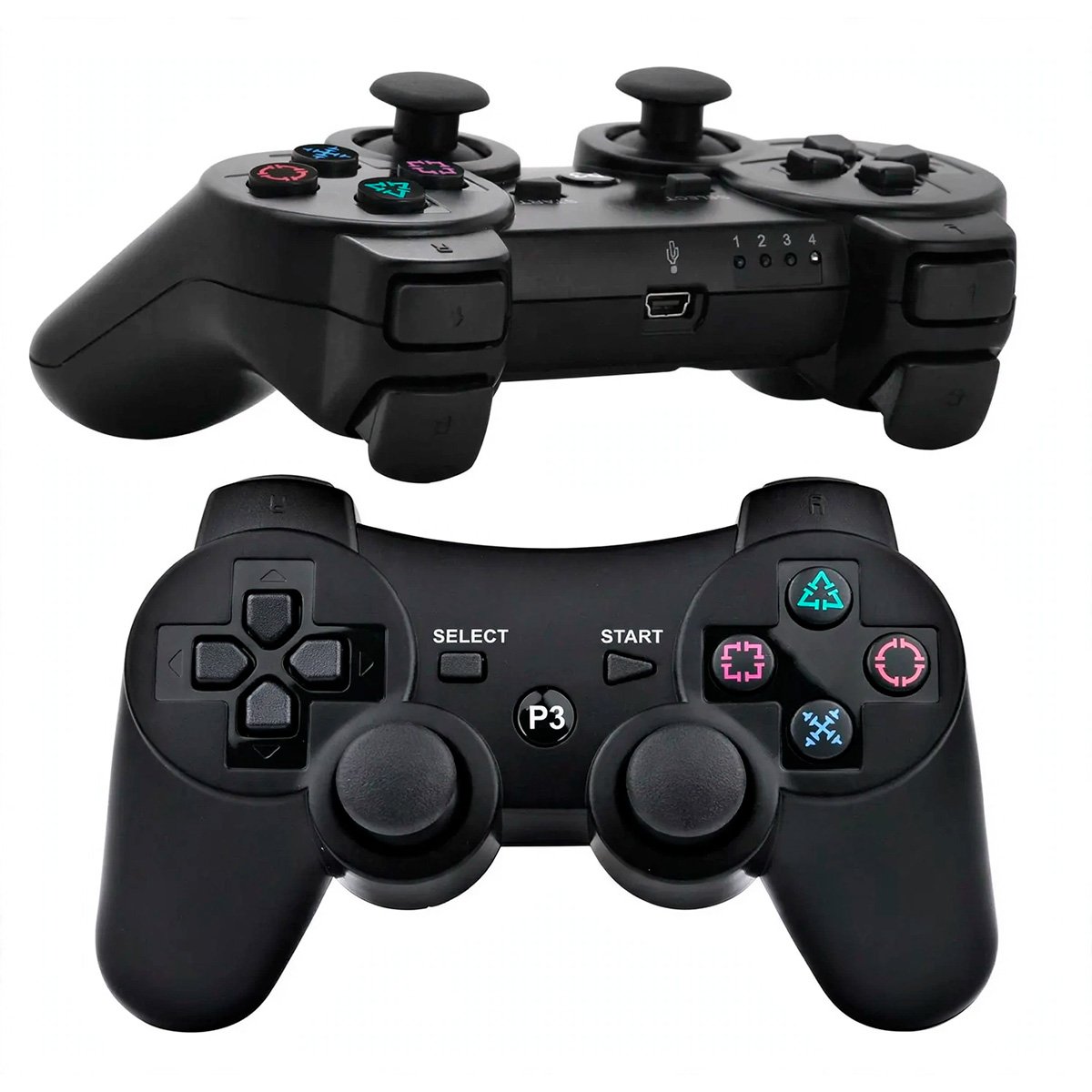 Control gamer compatible con PS3 play 3 inalámbrico y Recargable