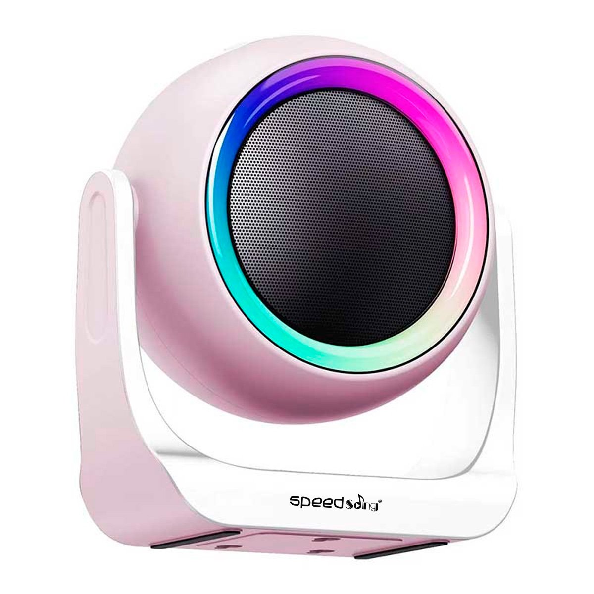 Parlante Portátil Sg-841 Bluetooth 10w De Pared O Escritorio Rosa