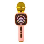 Micrófono Karaoke Y Portátil Con Bluetooth Música Para Niños Rosa