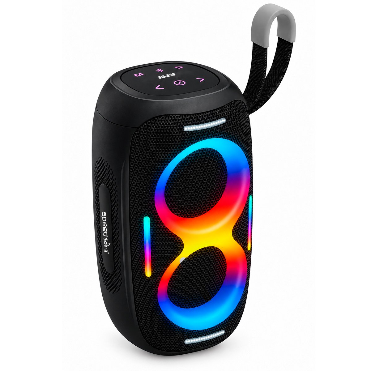 Parlante Portátil Con Bluetooth Radio Fm Usb Memoria Sg-839