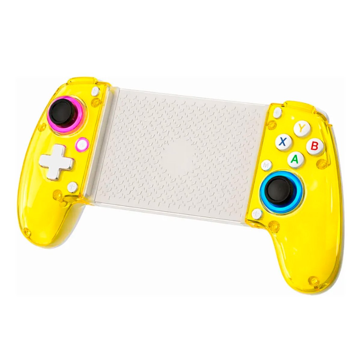 Control Gamer Extensible Con Bluetooth Para Celular O Tablet Amarillo