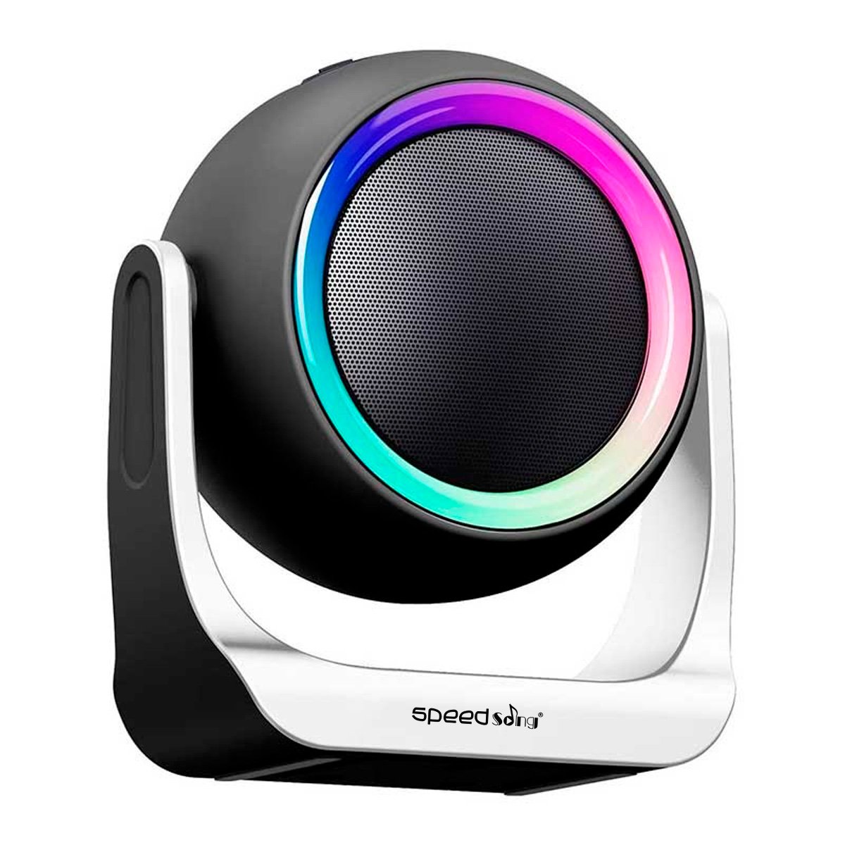 Parlante Portátil Sg-841 Bluetooth 10w De Pared O Escritorio Negro