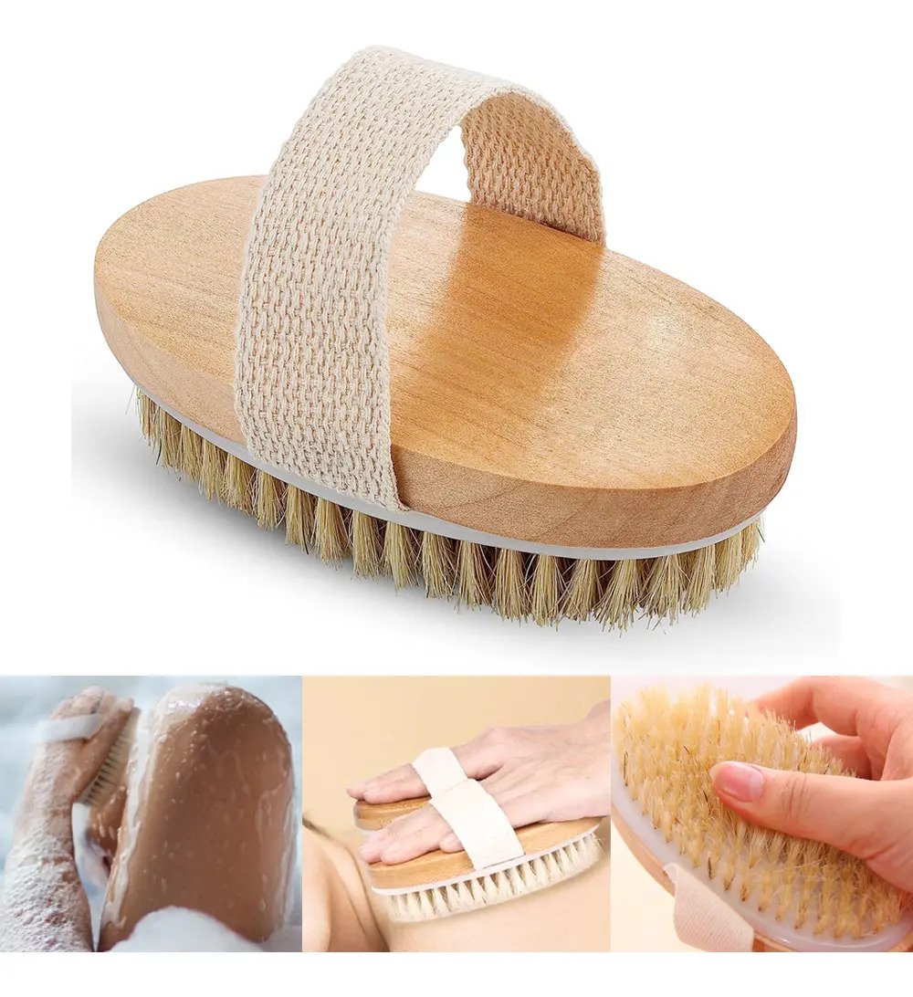 Cepillo Exfoliante Corporal Para Baño Y Cuidado De La Piel