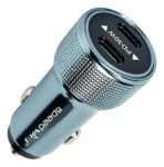 Cargador De Celular Cigarrera Para Carro 2 Puertos Usb-c 30w