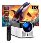 Proyector Wifi Bluetooth Autoenfoque De Pantalla Soporta 8k