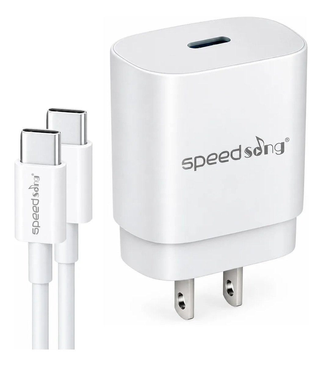 Cargador De 25w + Cable Usb C A C Sg-122c Celulares Tablets