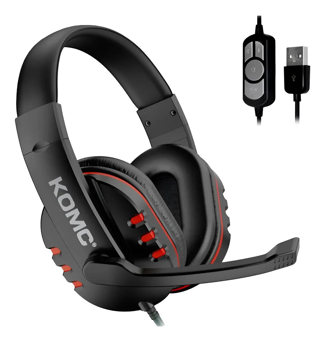 Audífonos Diadema Usb Con Micrófono Y Control De Volumen