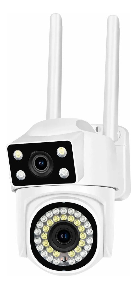 Cámara Vigilancia Wifi Con Doble Lente Ptz Detección Humana