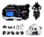 Intercomunicador Wireless Bluetooth Para Casco De Moto Ip66