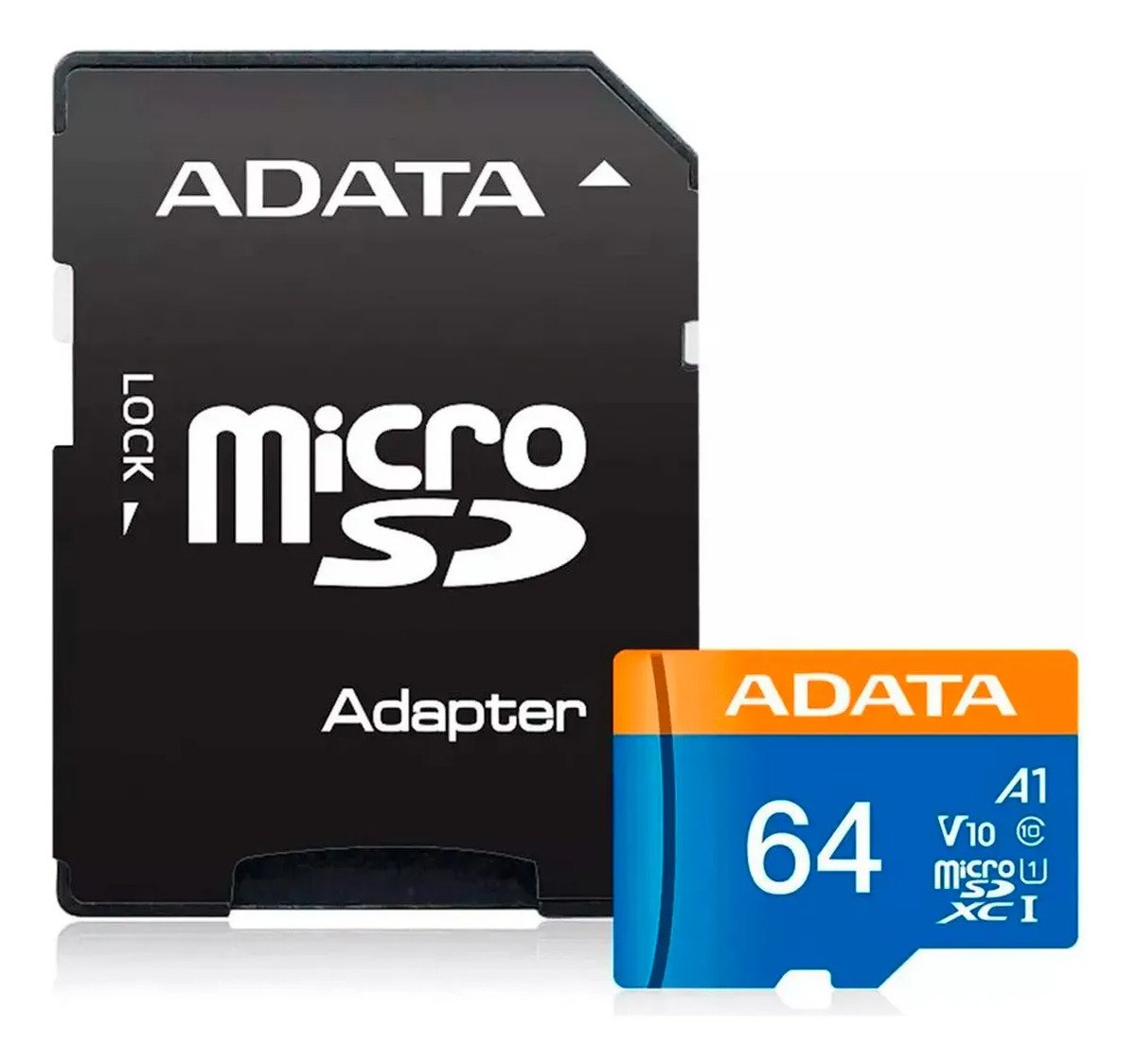 Tarjeta De Memoria Micro Sd 64gb Clase 10 Velocidad 100mb/s