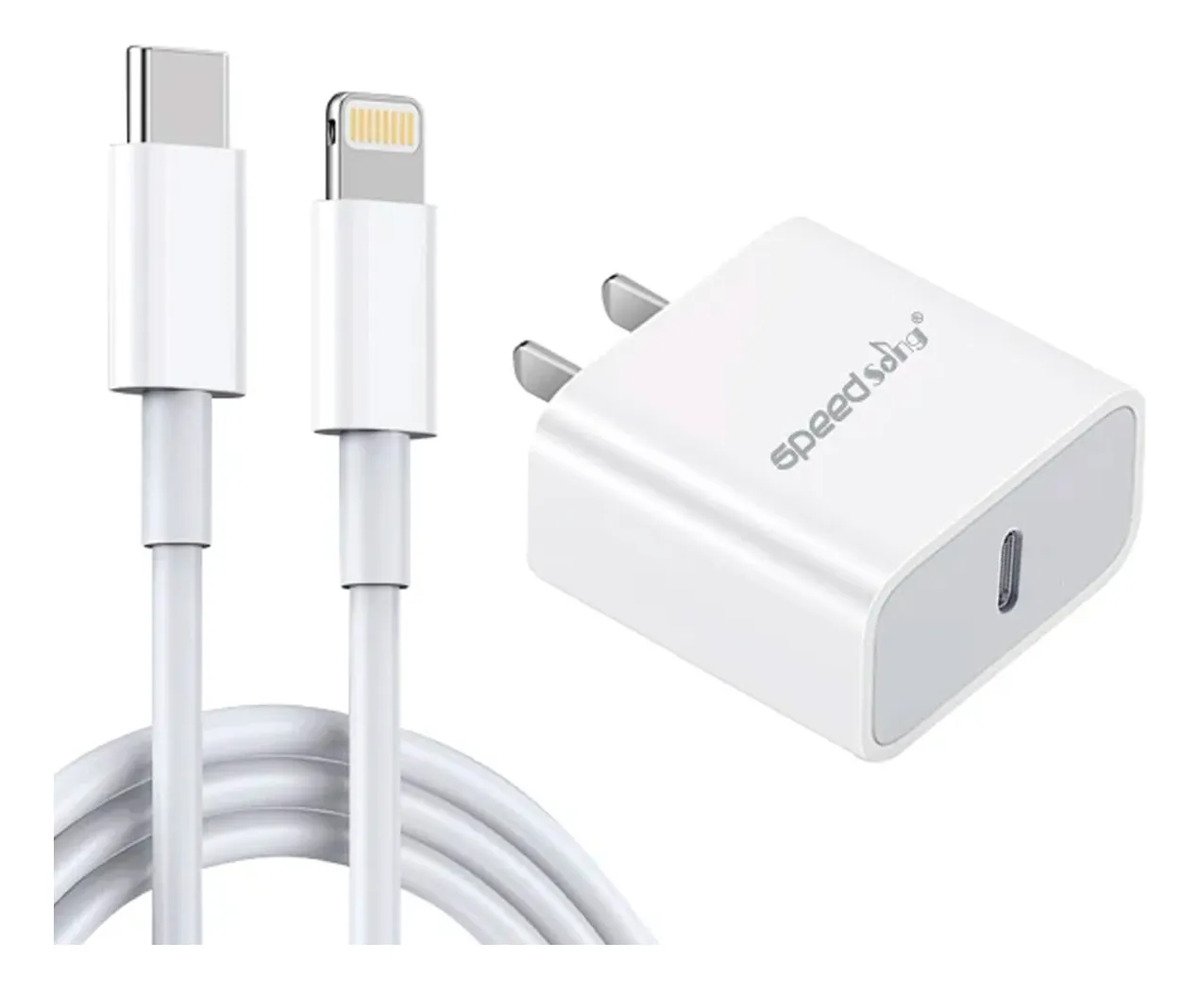 Cargador De 27w Con Cable Lightning Sg-85c Para iPhone