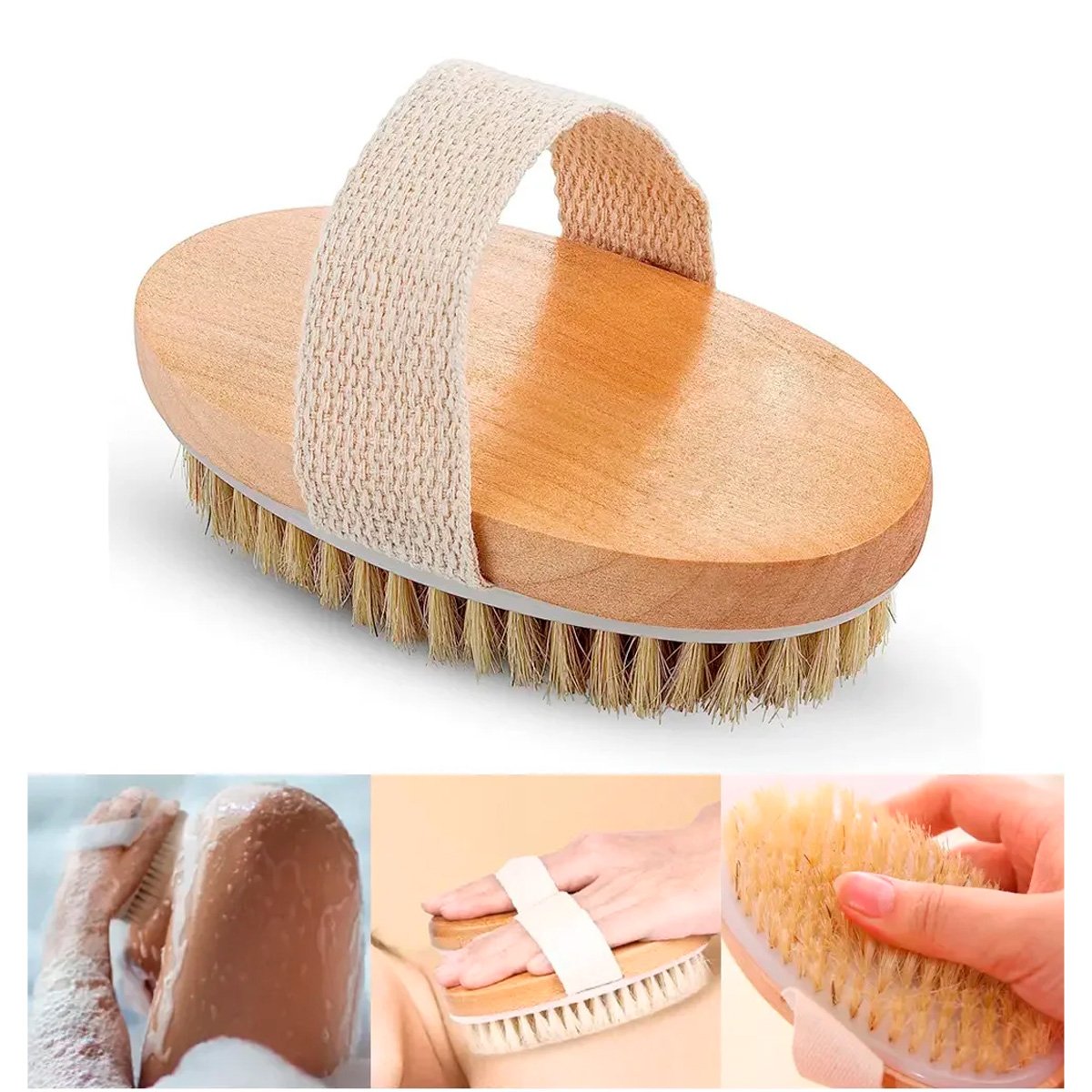 Cepillo Exfoliante Corporal Para Baño Y Cuidado De La Piel